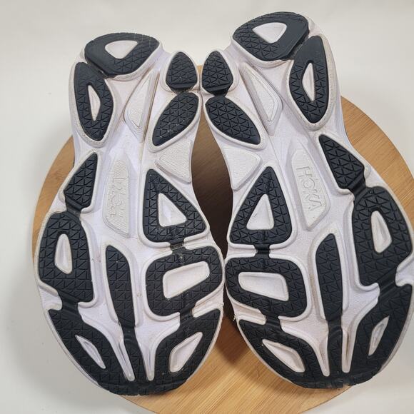Hoka Bondi 8 Running Sneakers Shoes Women 8 Black White - Picture 11 of 15